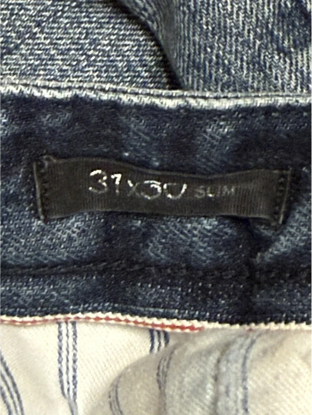 Banana Republic Selvedge Button Fly Distressed Denim Jeans 31x30